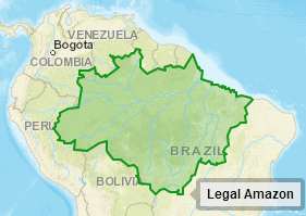Borders of Legal Amazon